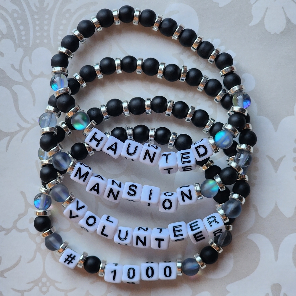🆕️Haunted Mansion Stretch Bracelets 4pc